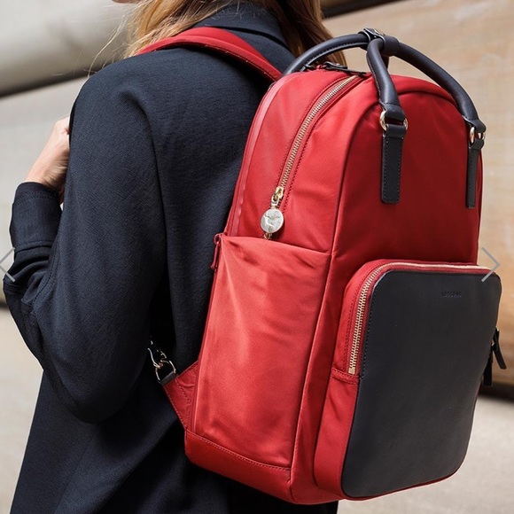 Lo & Sons Handbags - Lo & Sons Rowledge Travel Backpack in Sante Fe Red